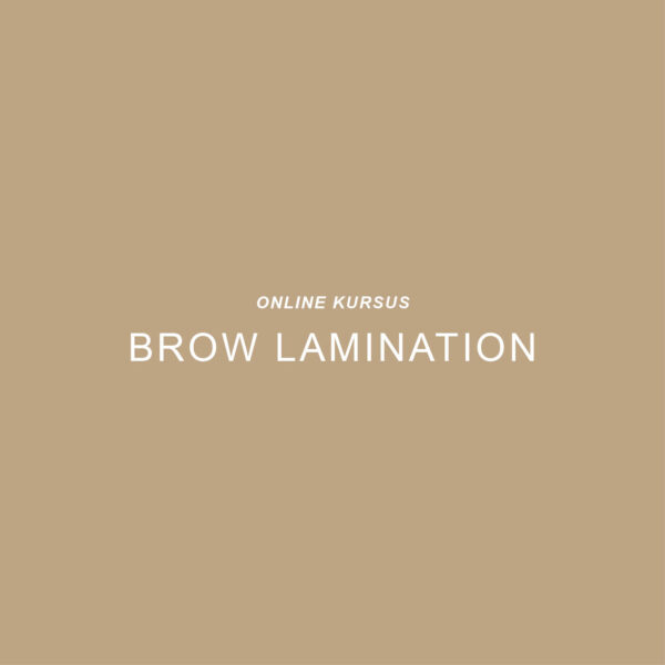 Online kursus brow lamination